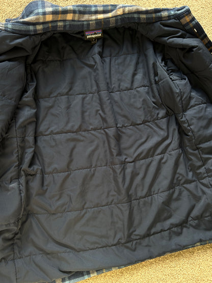 PATAGONIA FJORD DISCOUNT INSULATED FLANNEL JACKET Medium Navy Blue