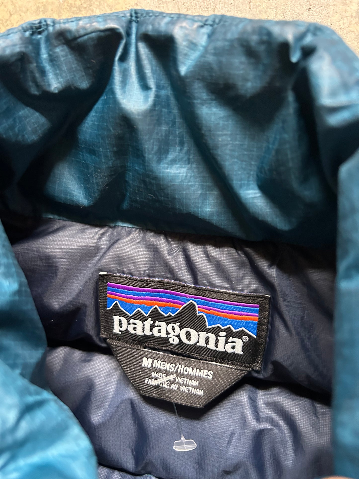 Patagonia Men's Down Sweater Vest Blue Mens Medium Fall 2016