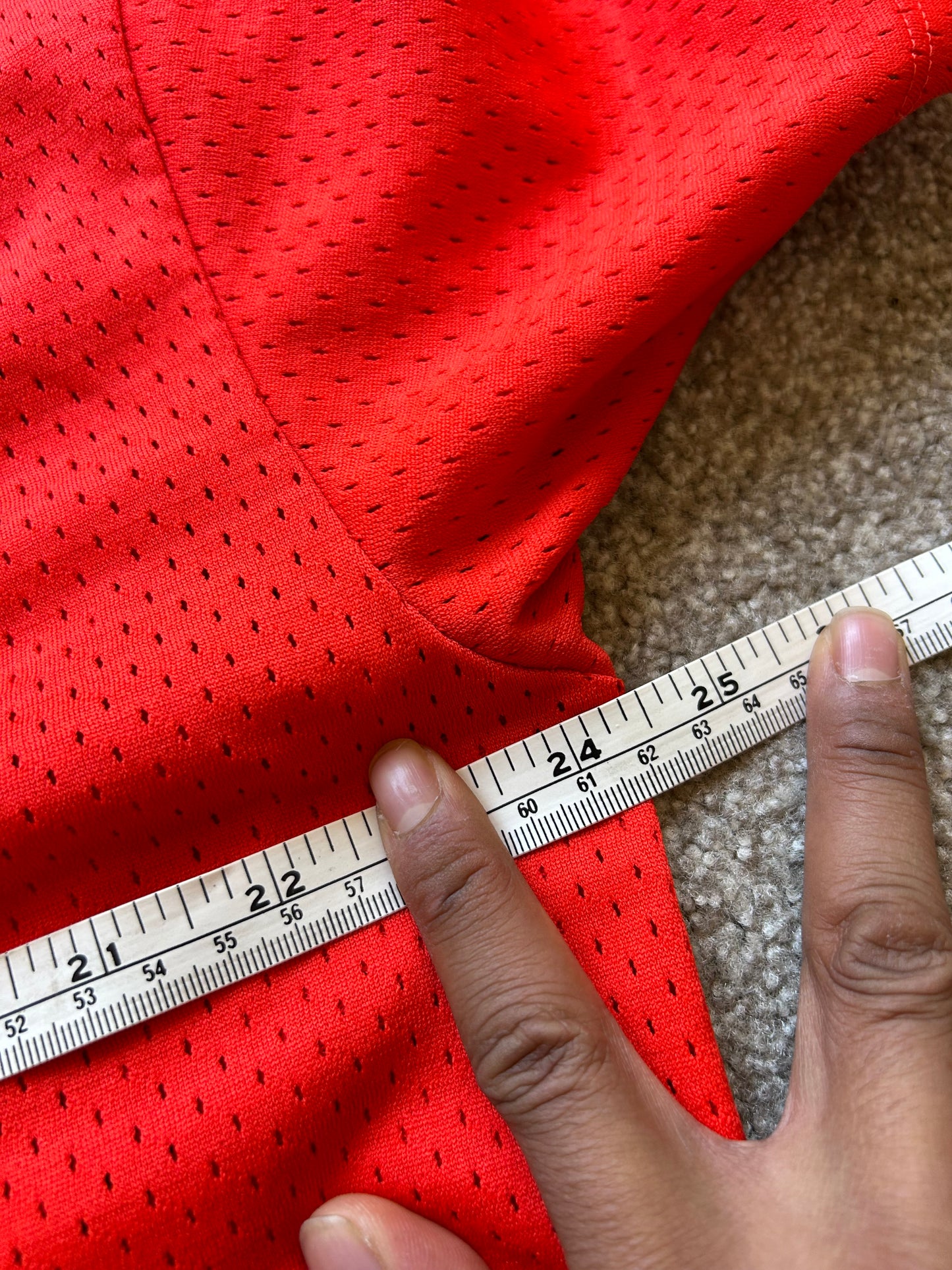 Nike Sportswear NSW Shirt in the Noble Red and White colorway Large Mesh