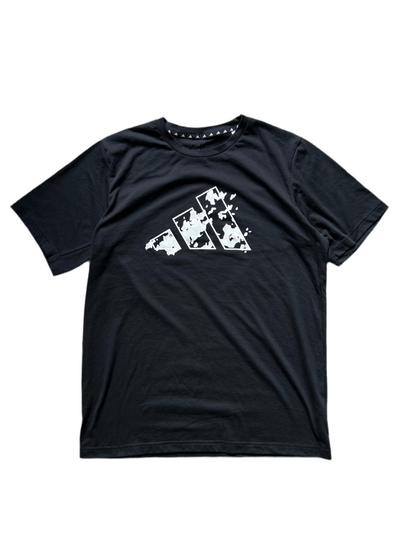 Adidas Essential Big Logo Tee Black Large
