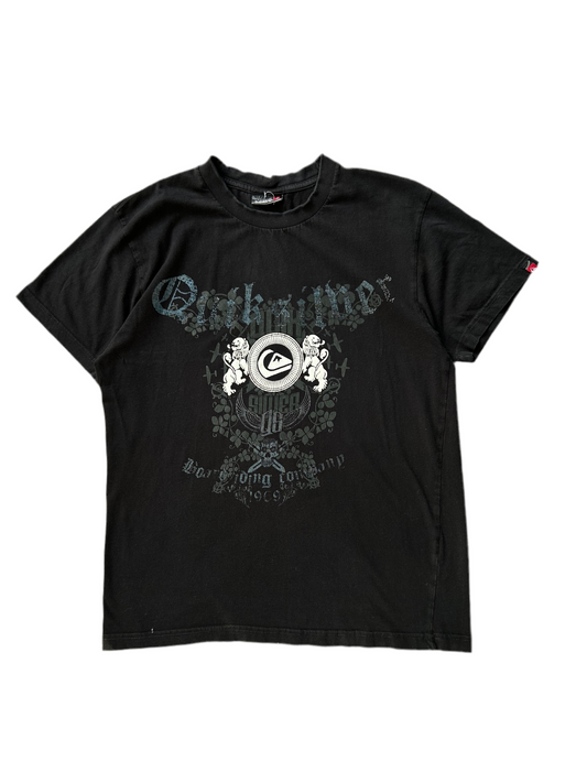 Y2K Quiksilver Tee Black Medium
