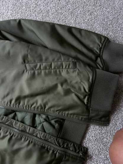 Gap Olive Bomber Jacket size Extra Small