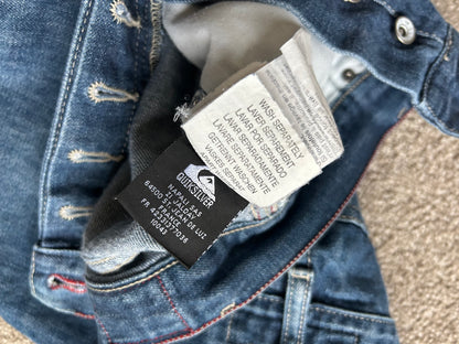 Vintage Quiksilver Baggy Fit Jeans Men's size 34 Loose 5 Denim