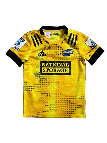 Adidas Hurricanes Home Jersey Yellow Signed Size XS