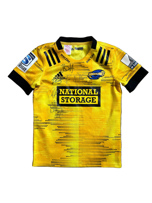 Adidas Hurricanes Home Jersey Yellow Signed Size XS