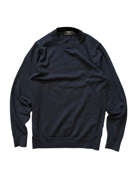 Skyland ZQrx Merino Crew Medium Navy Blue Sweater