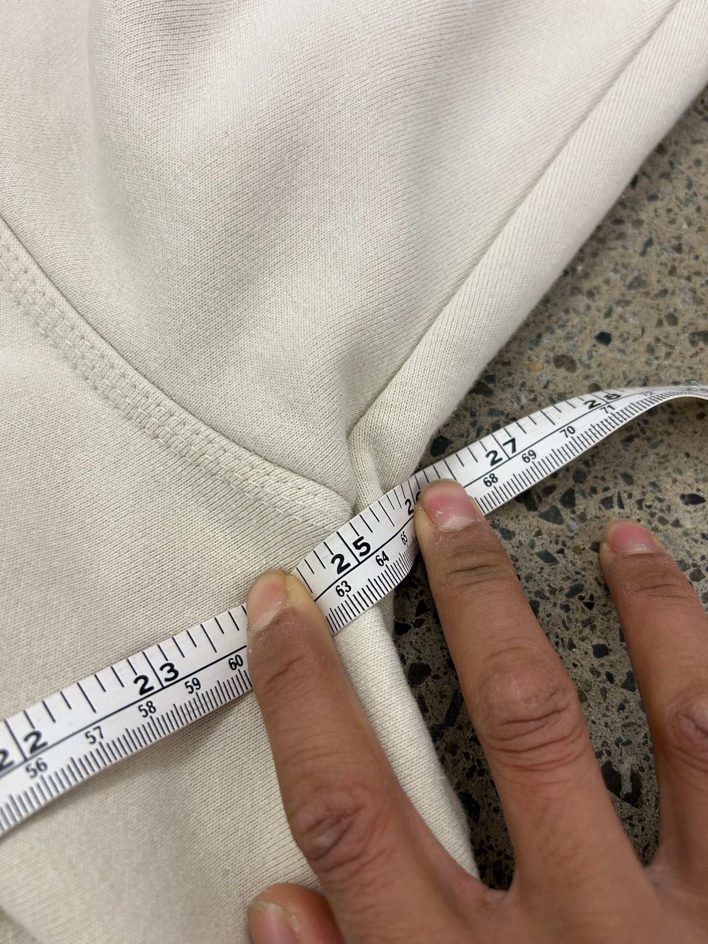 Stüssy hoodie Cream XL Embroid Script on the Hood