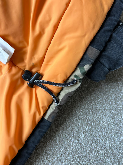 AAPE Hoodie Puffer Small Black Camo (OFF)
