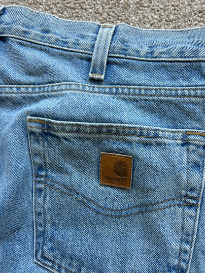 vintage Carhartt blue denim Jeans size 35 B480
