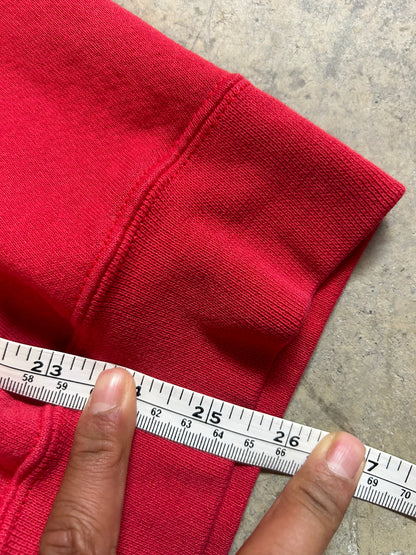 vintage 1996 Walt Disney World 25th Anniversary Sorcerer Mickey Mouse red crewneck sweatshirt Large