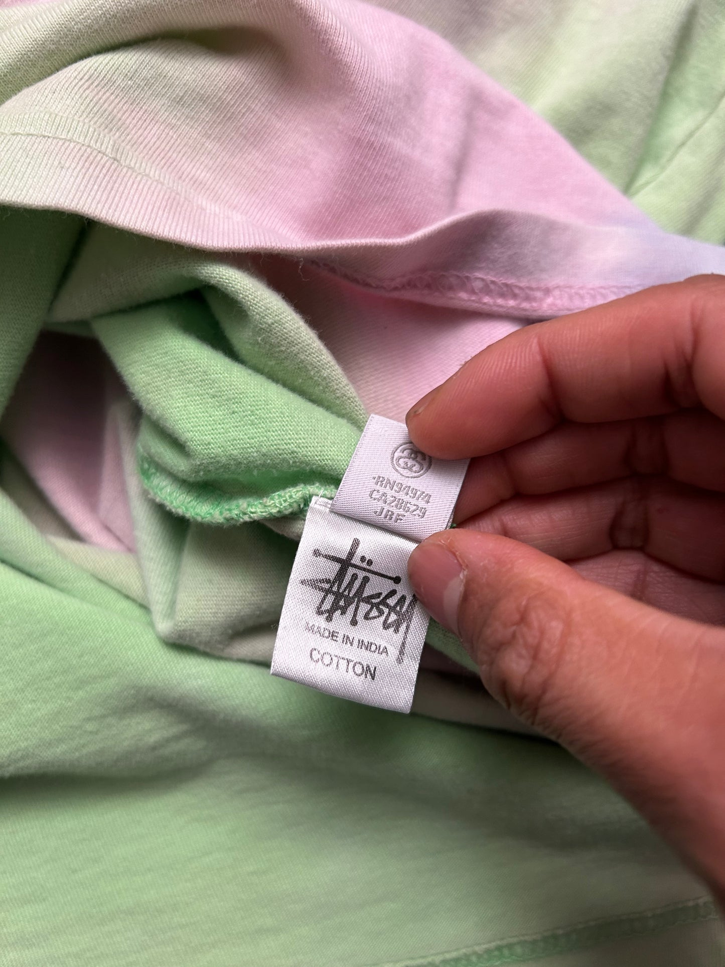 Stussy Slime Tie Dye Tee Large