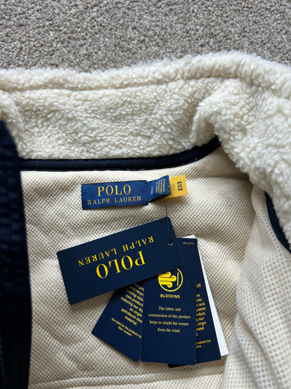 Ralph Lauren RL Two Tone Fleece Jacket Large