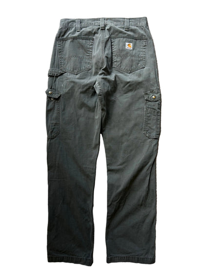 Vintage Carhartt Moss Green Pants size 32 waist 42 Length