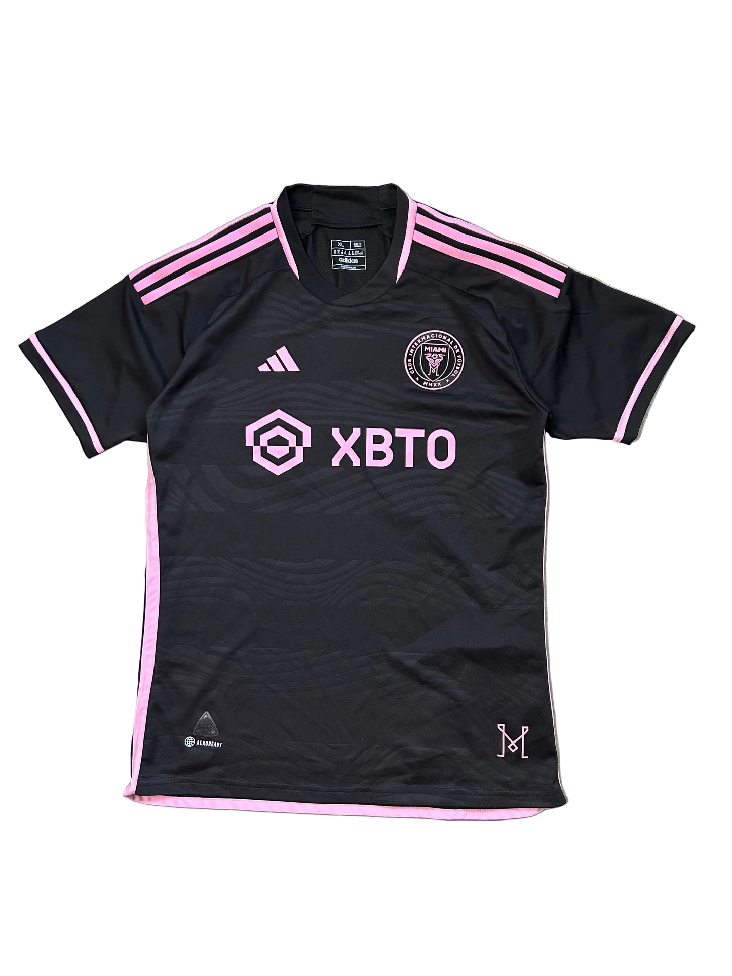 Adidas Inter Miami CF 2023/24 authentic away jersey XL Black