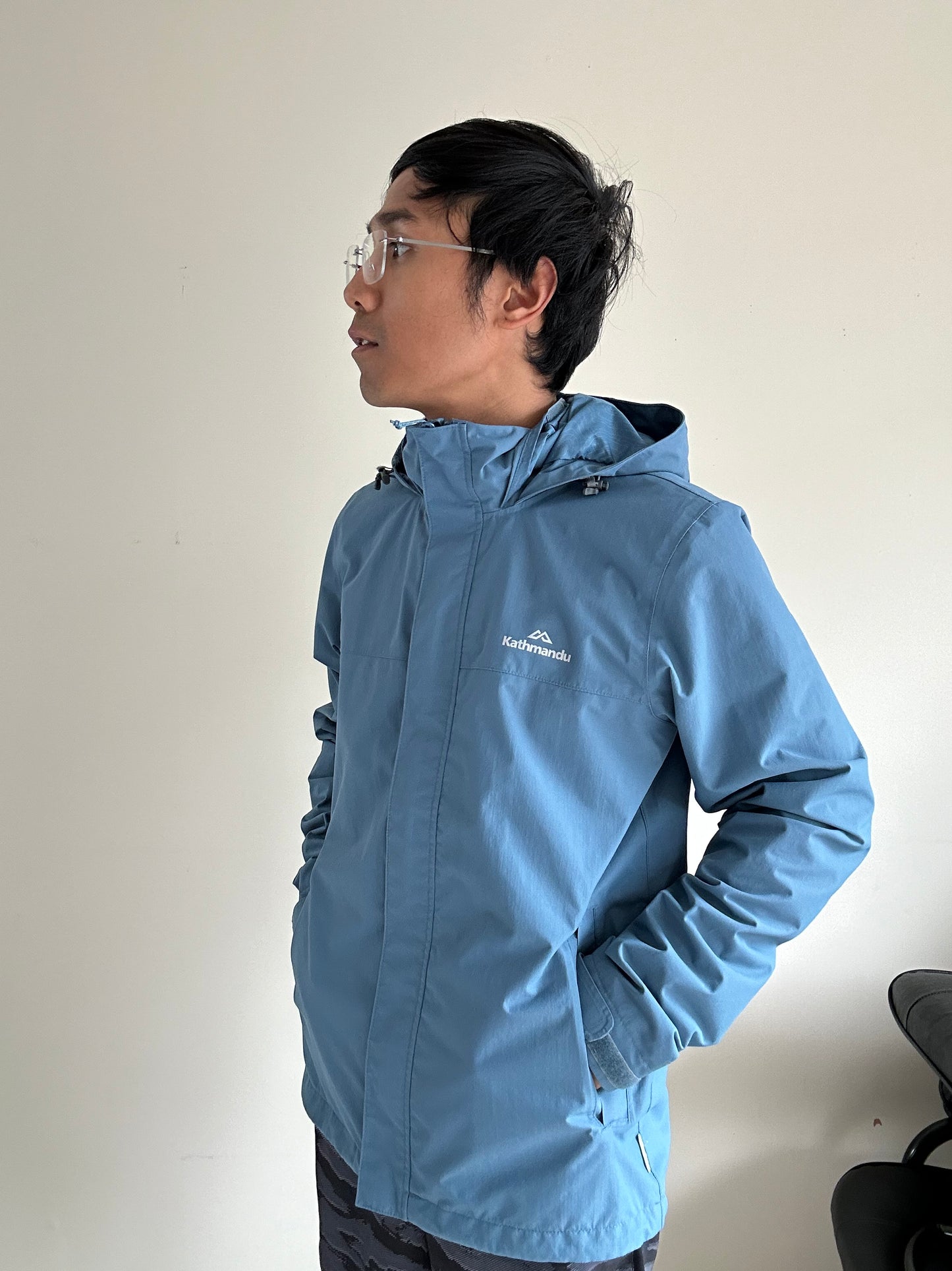 Kathmandu Blue Small Windbreaker Jacket NGX2