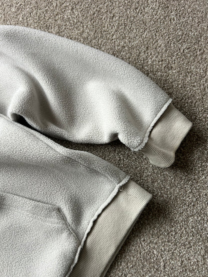 Y2K Quiksilver Fleece Jacket XL Cream