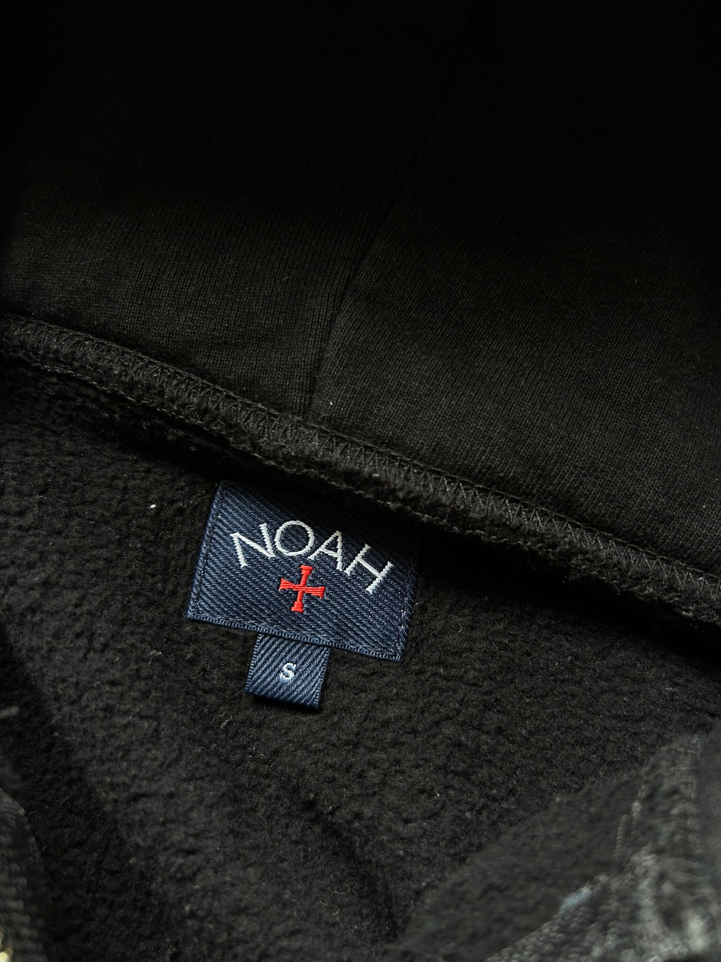 Noah - Logo-Embroidered Cotton-Jersey Zip-Up Hoodie - Black Small