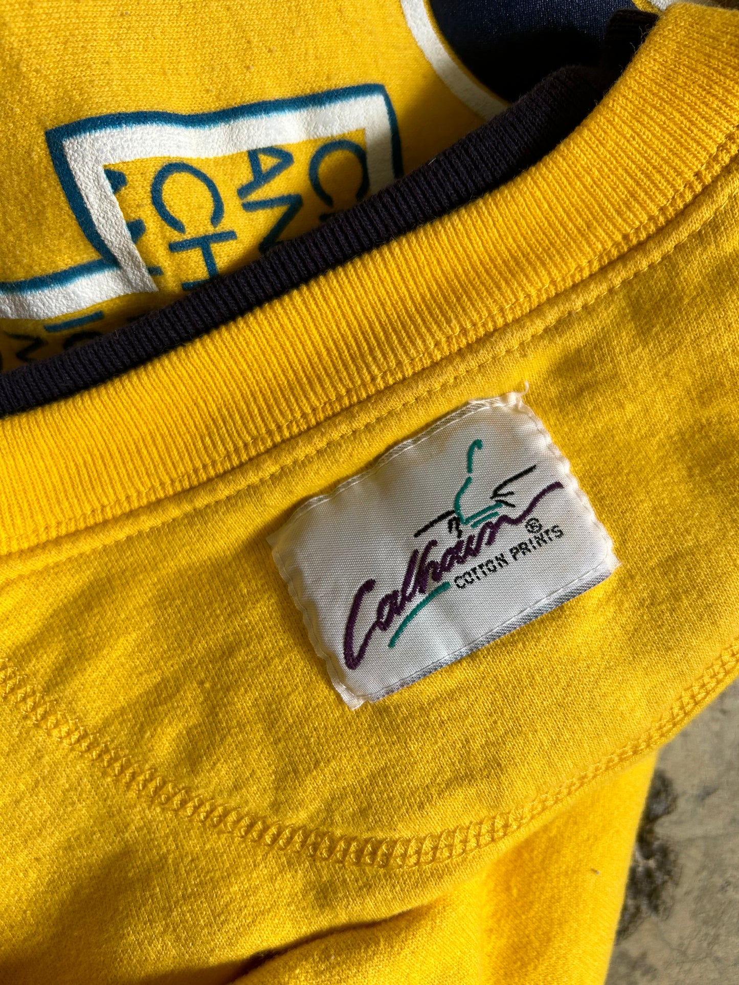 vintage University of Michigan sweatshirt Yellow Large