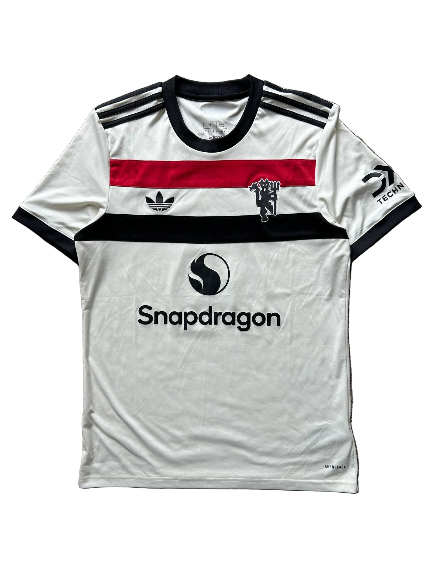 Adidas Matthijs de Ligt Manchester United 24/25 away football shirt Medium White
