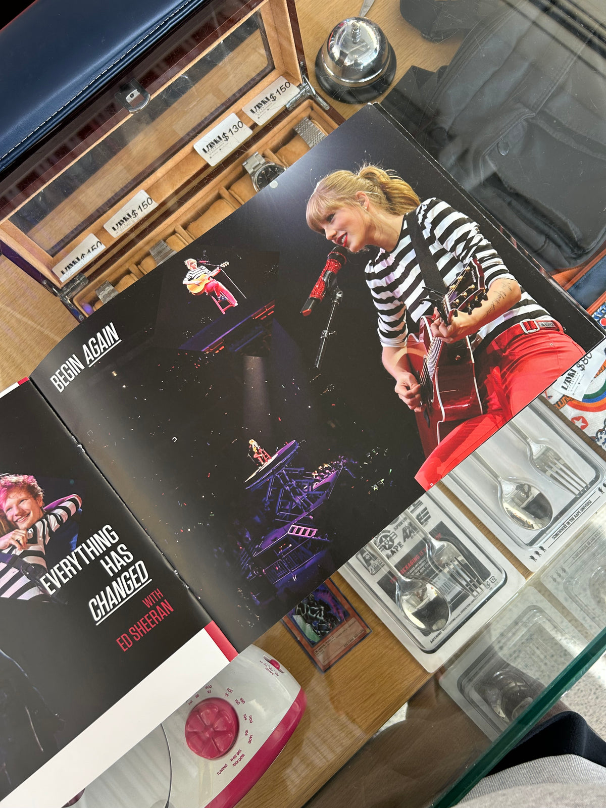 official 2013 souvenir program and photo book from Taylor Swift's The Red Tour