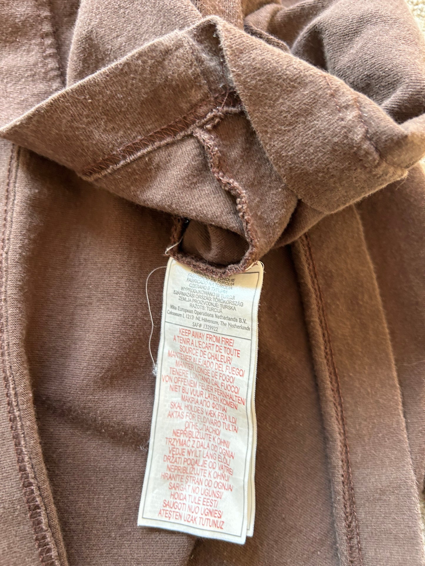 Vintage Nike Paris Tee Brown XL