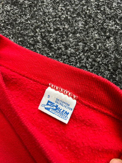 Vintage Chicago Bulls Sweater Red Small Salem Tab NBA