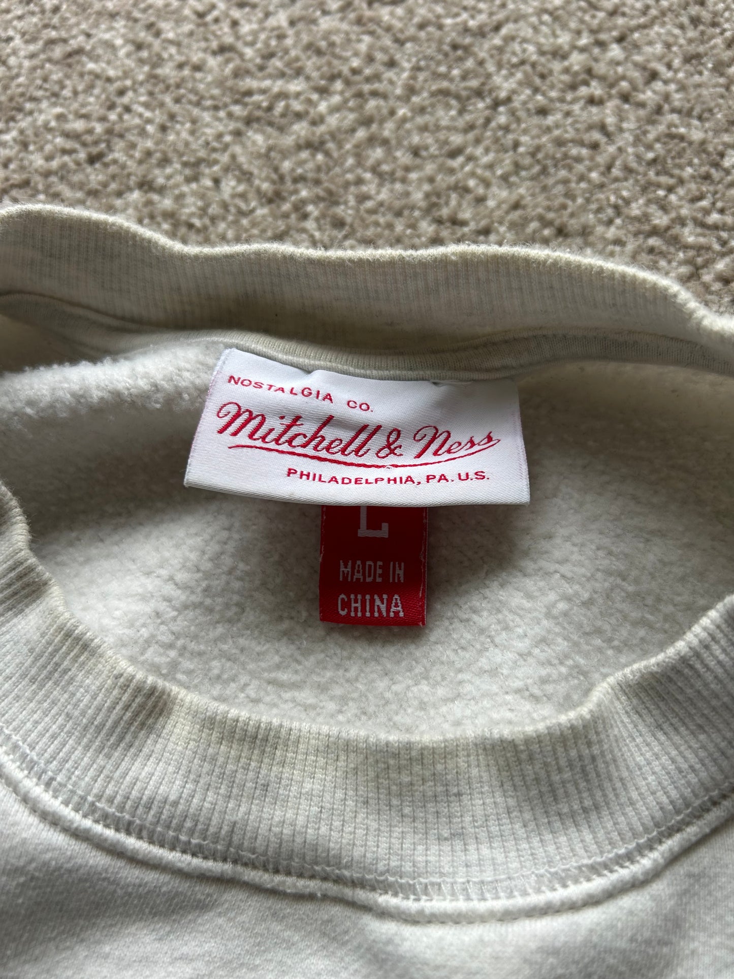MITCHELL & NESS logo
MIAMI DOLPHINS NATIONAL CREWNECK XL Grey
