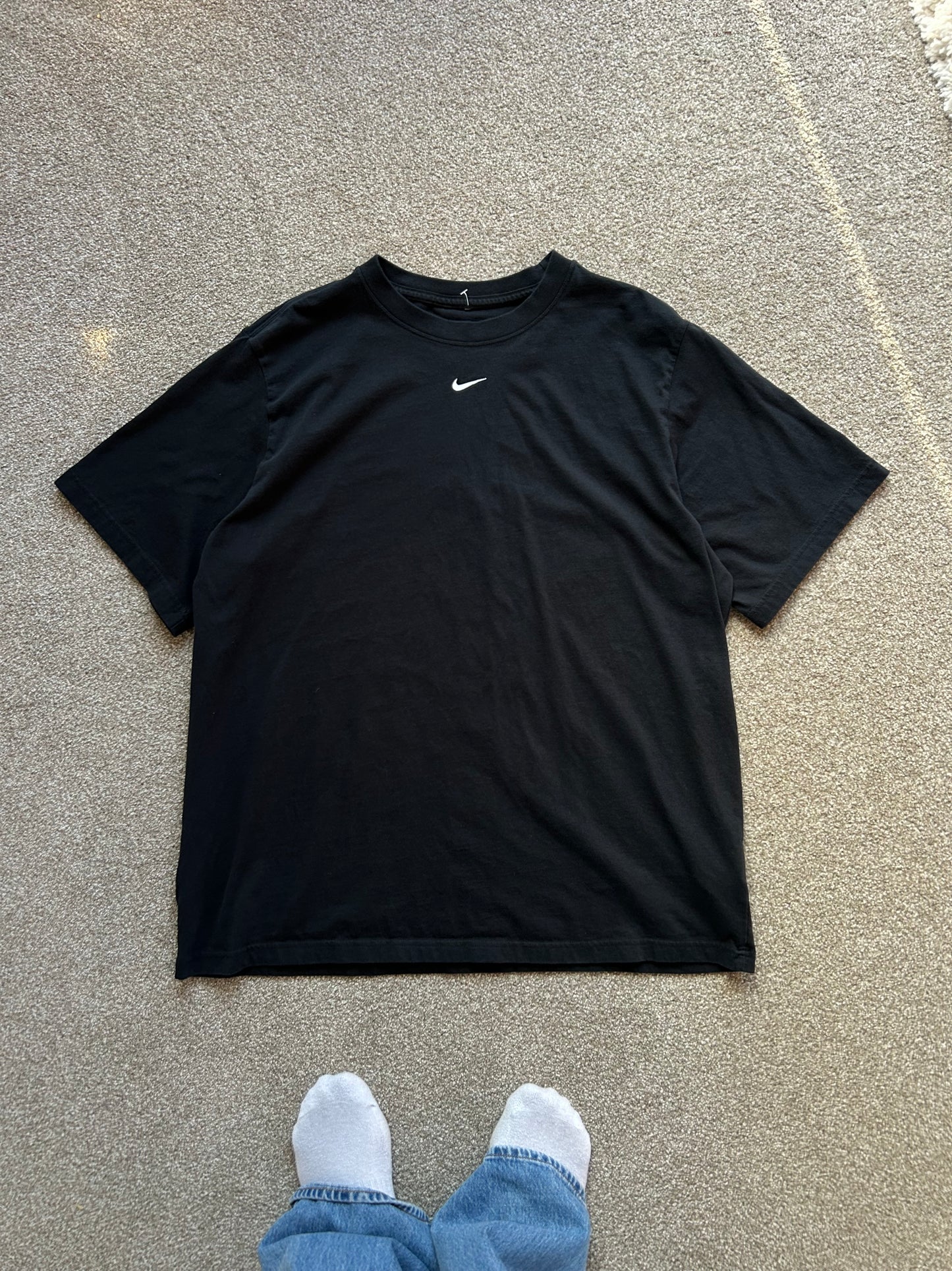 Nike Sportswear Essentials T-Shirt Center Swoosh Black XL