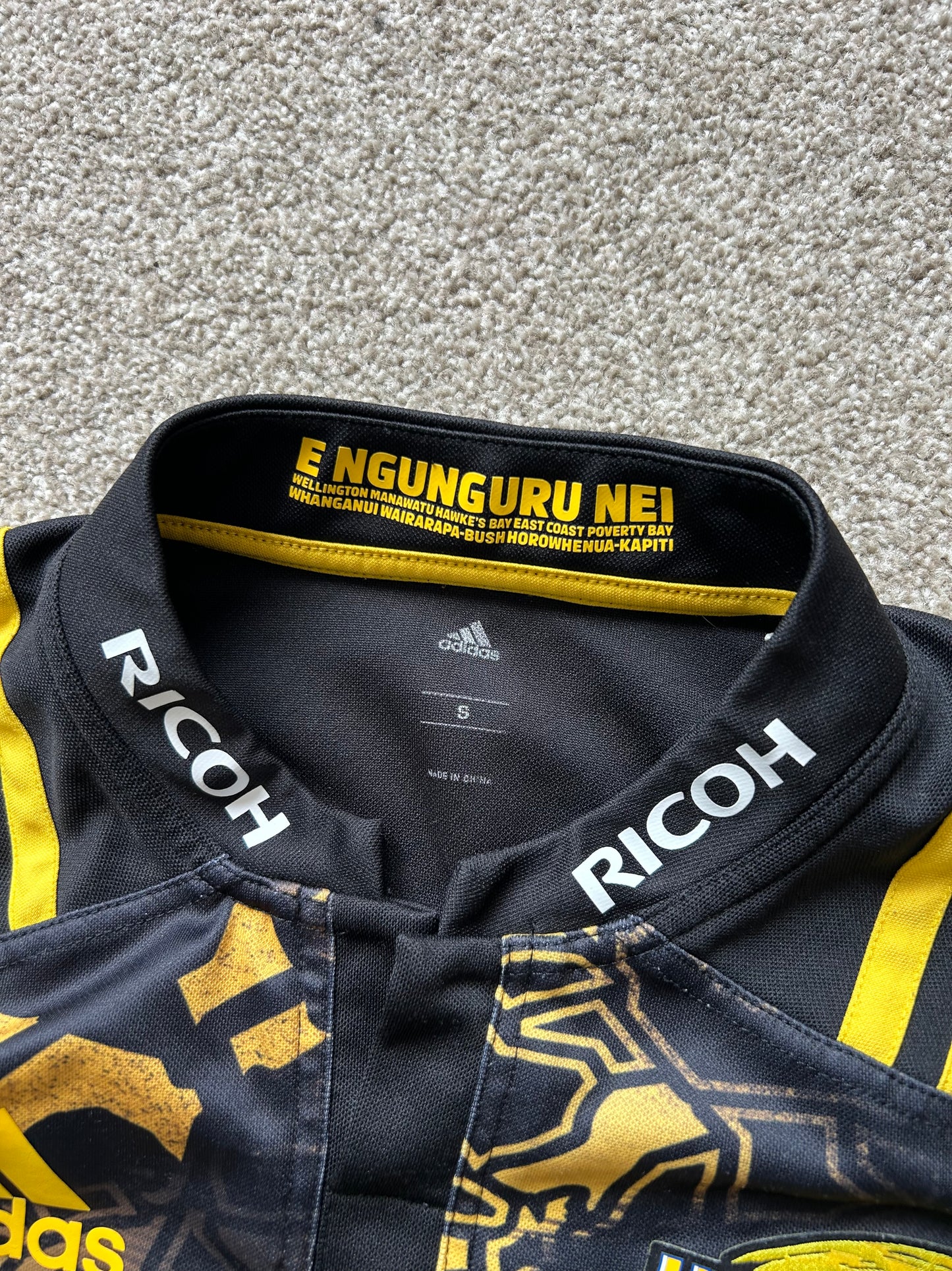 Adidas Wellington Hurricanes Territory Lions Tour 2017 Rugby Shirt Small