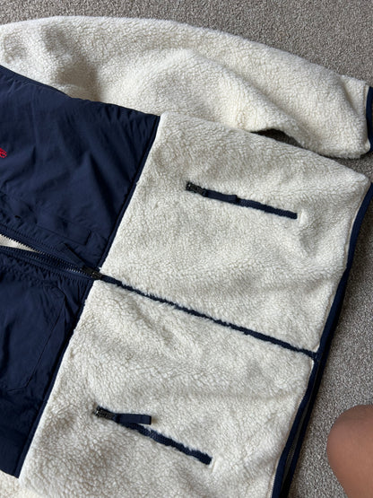 Ralph Lauren RL Two Tone Fleece Jacket Large