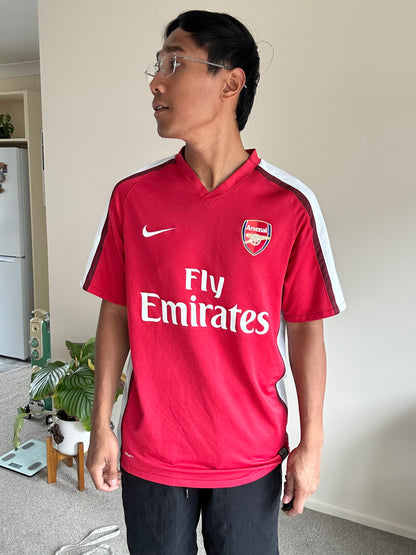 Nike 2008-10 Arsenal F.C. home football shirt Red Medium