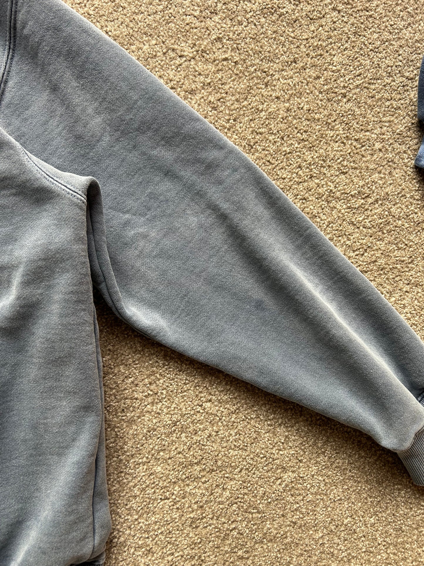 This is never that Small Sweater Acid Wash Blue with Spots