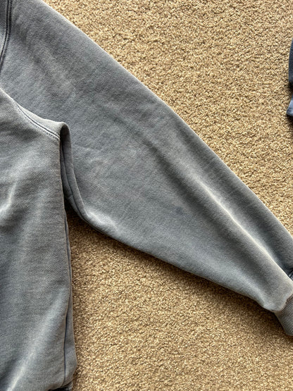 This is never that Small Sweater Acid Wash Blue with Spots