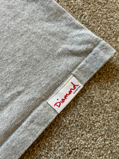 DIAMOND STONE CUT TSHIRT XLARGE HEATHER GREY