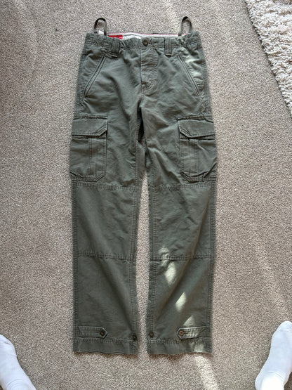 Gap Vintage Utility Cargo Pants Double Knee Olive size 30