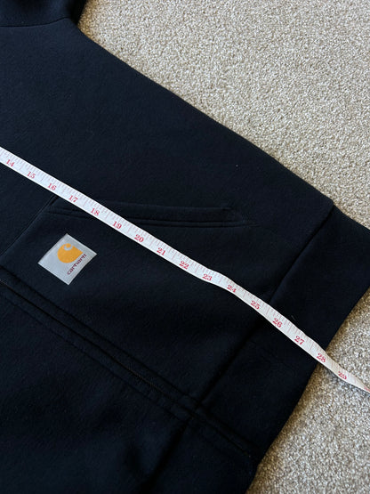 Carhartt Navy Blue Zip up Hoodie Medium