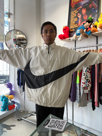 Nike Big Swoosh Track Jacket White XL