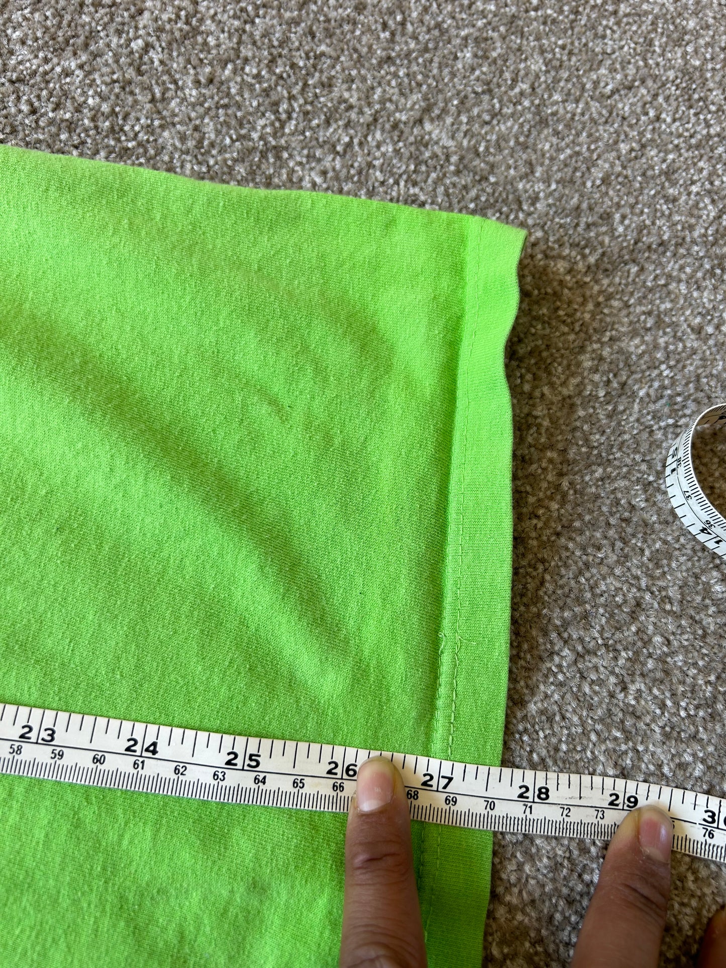 Lime green "Bad Billys" brand Billabong Skate Tee Large Y2K