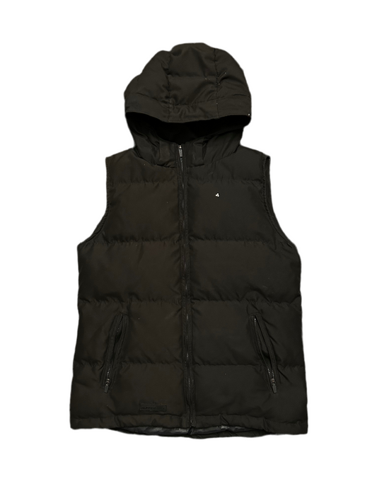MENS CLASSIC DOWN VEST BLACK Puffer Hoodie Medium