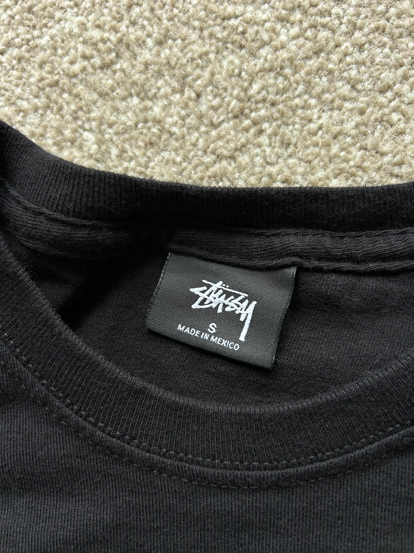 Stüssy Pitstop Heavyweight T-Shirt in black Small