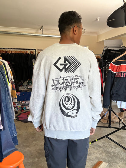 thisisneverthat® x Grateful Dead Peace Bears Reversible Sweater XL White