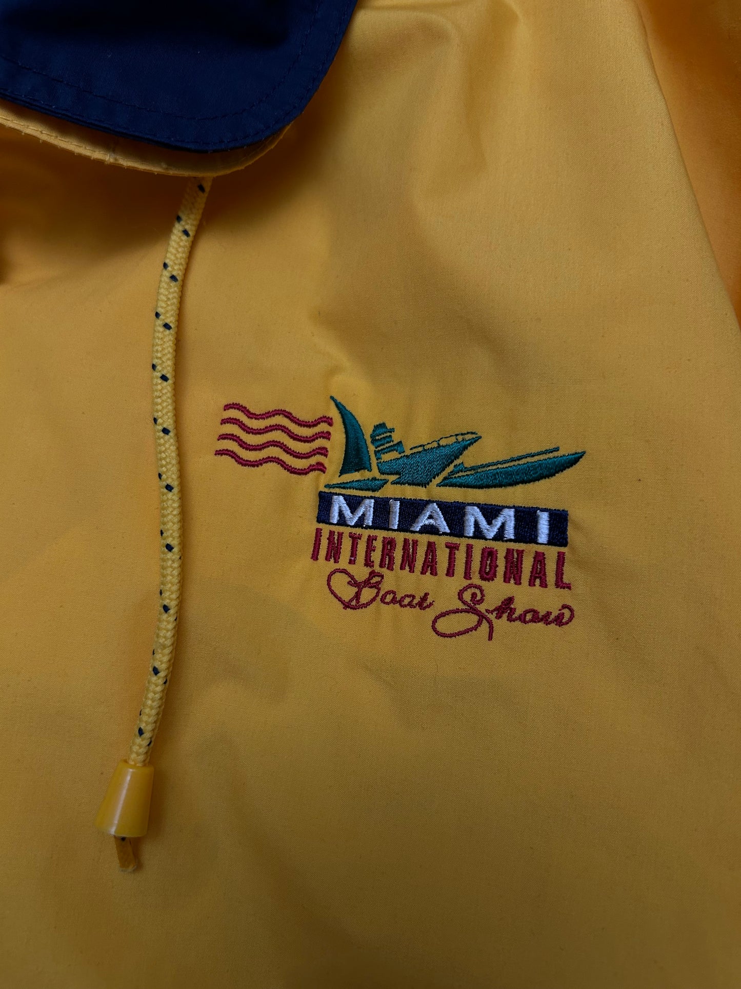 GEAR FOR SPORTS Rain Coat Jacket Yellow Large Vintage