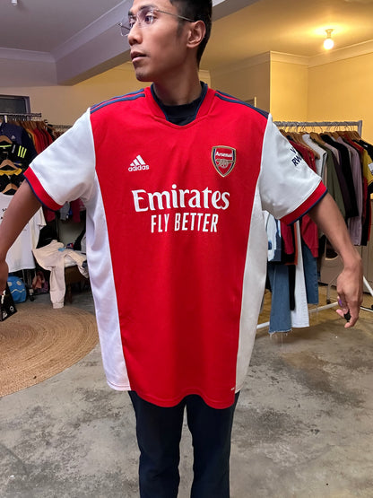 Red Adidas Arsenal FC 2021/2022 Home Jersey 2XL