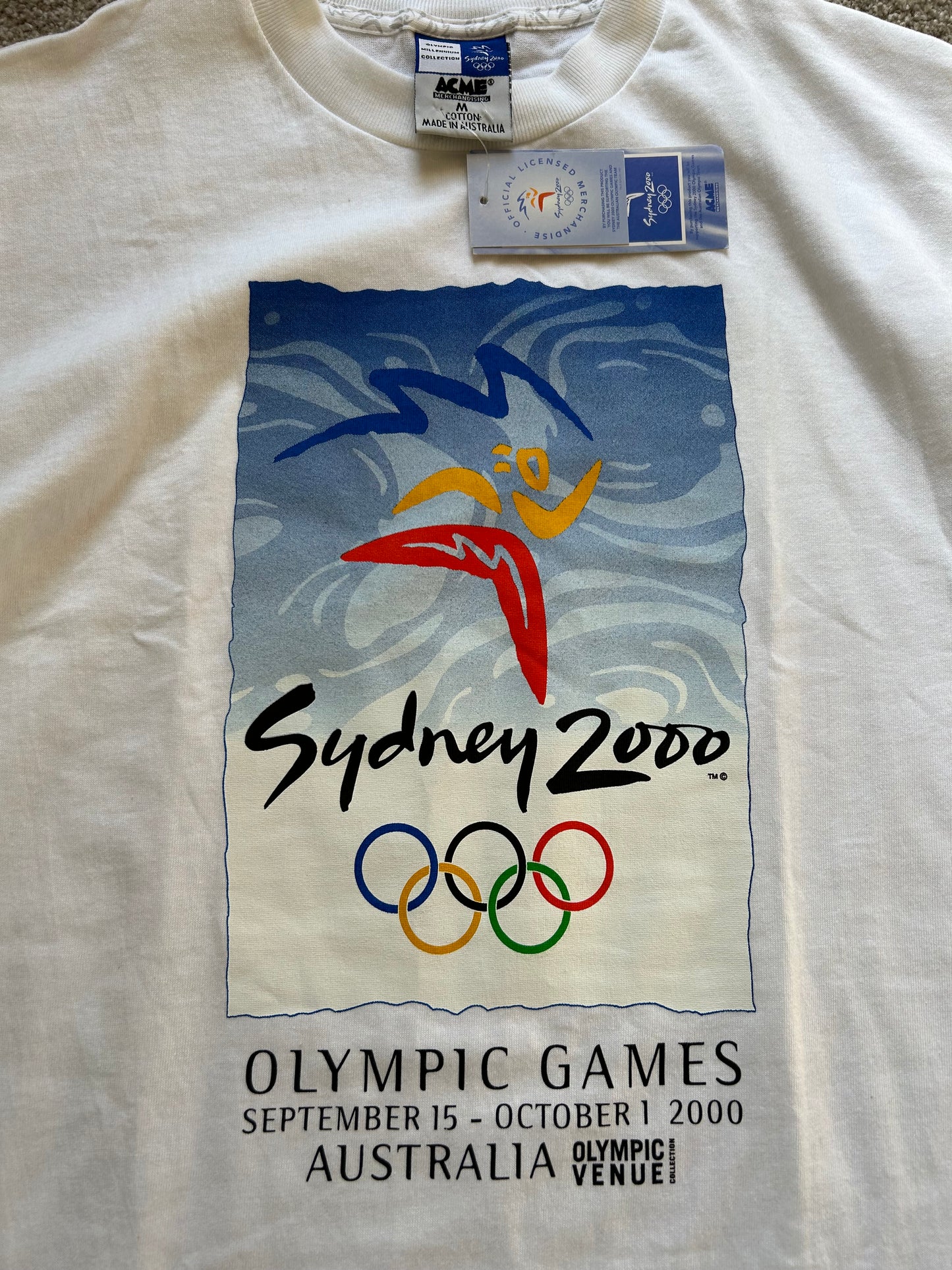 2000 Vintage ACME SYDNEY AUSTRALIA Olympic Games T-Shirt Men’s Size M