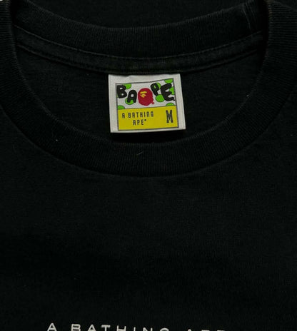 BAPE Tee Black Medium Box Logo All Over Print 9/10 Condition