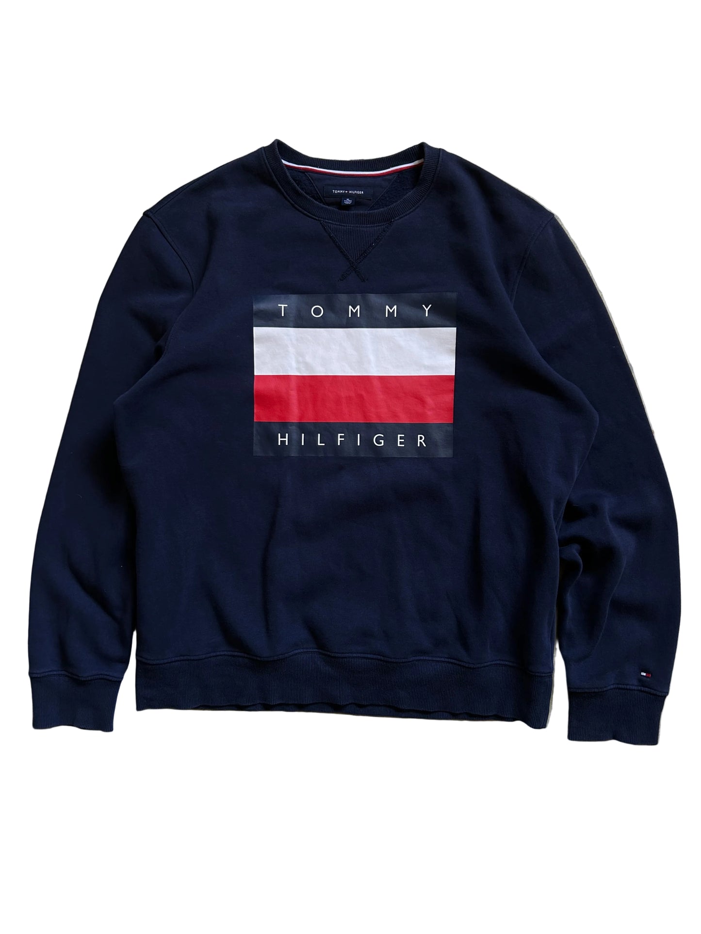 Tommy Hilfiger Men's Logo Sweatshirt in navy blue XL