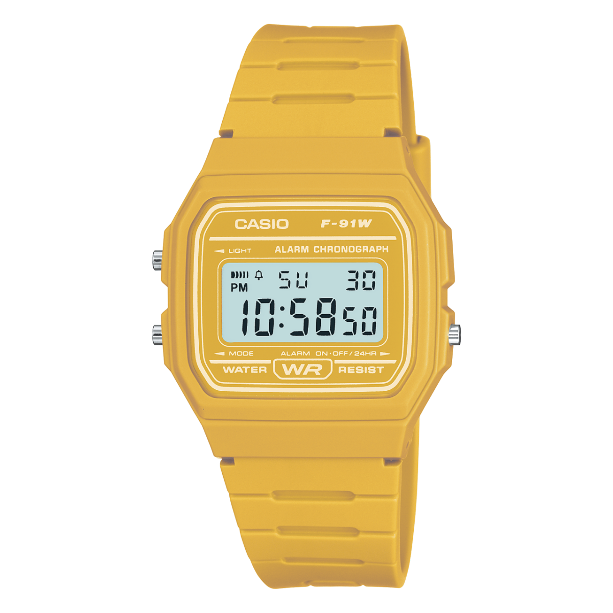 Casio Digital F-91WC-9A Yellow