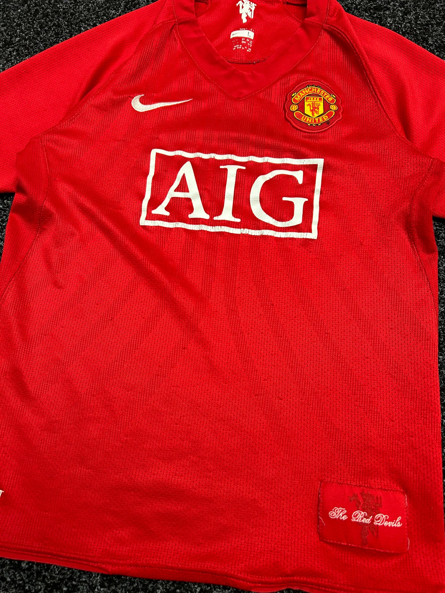 2007-08 Nike Manchester United Home Jersey XSmall 8/10 Condition