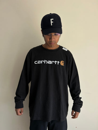 Carhartt Black Script Longsleeve Large