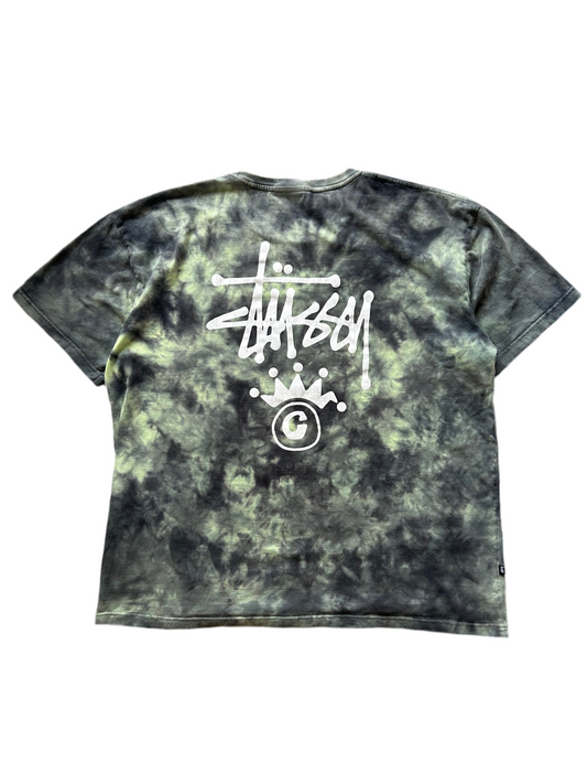 Stussy Tie Dye Green XXL Made in India
